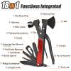 BIIB 18-in-1 Multifunction Axe and Hammer Set for Camping view 3