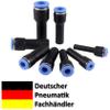 Pneumatic Reducer Push-In Fitting to IQS Hose Connection, 2-Pack, 12 mm to 6 mm view 2