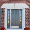 JTSGHRZ Door Canopy with PC Panel and Aluminum Frame, Garden Canopy, Patio Cover, Rain Shelter, 9 Sizes (60 x 80 cm) view 2