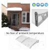 JTSGHRZ Door Canopy with PC Panel and Aluminum Frame, Garden Canopy, Patio Cover, Rain Shelter, 9 Sizes (60 x 80 cm) view 3