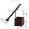 Habiba Toilet Brush Set with Anti-Drip Holder view 2