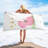 Mr. & Mrs. Panda Pig “Good Luck” Towel – XL Cotton Bath Towel with Stars view 4
