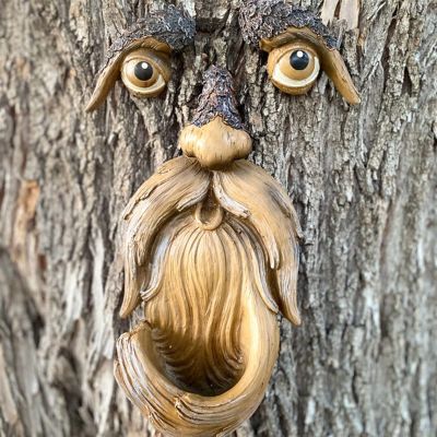 Old Man Tree Hugger Bird Feeder and Garden Decoration