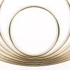 MMLFX 5-Piece Round Iron Metal Hoop for DIY Flower Wreaths and Garlands (Size: 40 cm) view 3