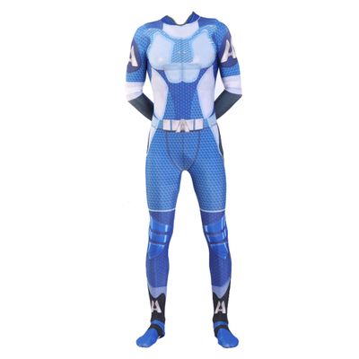 Boys Homelander Cosplay Jumpsuit, The Deep, The Trainer, Starlight Bodysuit Costume Set for Adults and Kids, 130/140 cm