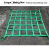 Pipi Zhu Polyester Lifting Nets, Flat Cargo Sling Net, Bungee Cargo Net, Green view 4