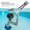 BESPORTBLE 2-Piece Elastic Silicone Swimming Goggle Straps view 2