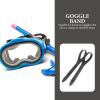 BESPORTBLE 2-Piece Elastic Silicone Swimming Goggle Straps view 3