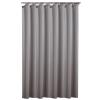 Xiangpeifbh Gray Shower Curtain, Waterproof Polyester, 92 x 182 cm, with 12 Hooks view 2