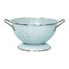 Sharplace Enameled Colander Fruit Bowl, Vintage Style, Small Green view 3