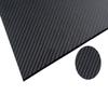 Carbon Fiber Sheet, 0.4 mm x 100 mm x 200 mm, Twill Weave Matte Finish view 3