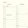 LEUCHTTURM1917 365680 Weekly Planner & Notebook Pocket (A6), 2023, 12 Months, Lilac, German view 4