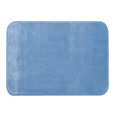 Gzze - Premium Non-Slip Bath Rug, RIO, 100% Microfiber, 60 x 100 cm - Blue