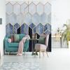 Self-Adhesive Photo Wallpaper, Gold Hexagons, 375 × 280 cm, Stencils view 2
