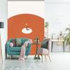 Self-Adhesive Wallpaper Wall Mural Man, Vintage, Circle, 240 x 240 cm view 2