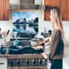 MuchoWow Kitchen Splashback Aluminum Poster, Water - Mountains - Nature, 80 x 55 cm view 3