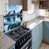 MuchoWow Kitchen Splashback Aluminum Poster, Water - Mountains - Nature, 80 x 55 cm view 4
