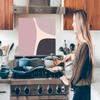 MuchoWow Kitchen Backsplash, Aluminum Poster, 80 x 55 cm, Pastel Minimalist Design view 3