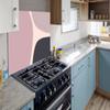 MuchoWow Kitchen Backsplash, Aluminum Poster, 80 x 55 cm, Pastel Minimalist Design view 4