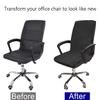 GUYIRT Red Large Universal Stretch Office Chair Cover view 3