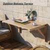 FALIYORS Wall-Mounted Folding Table for Small Spaces view 4