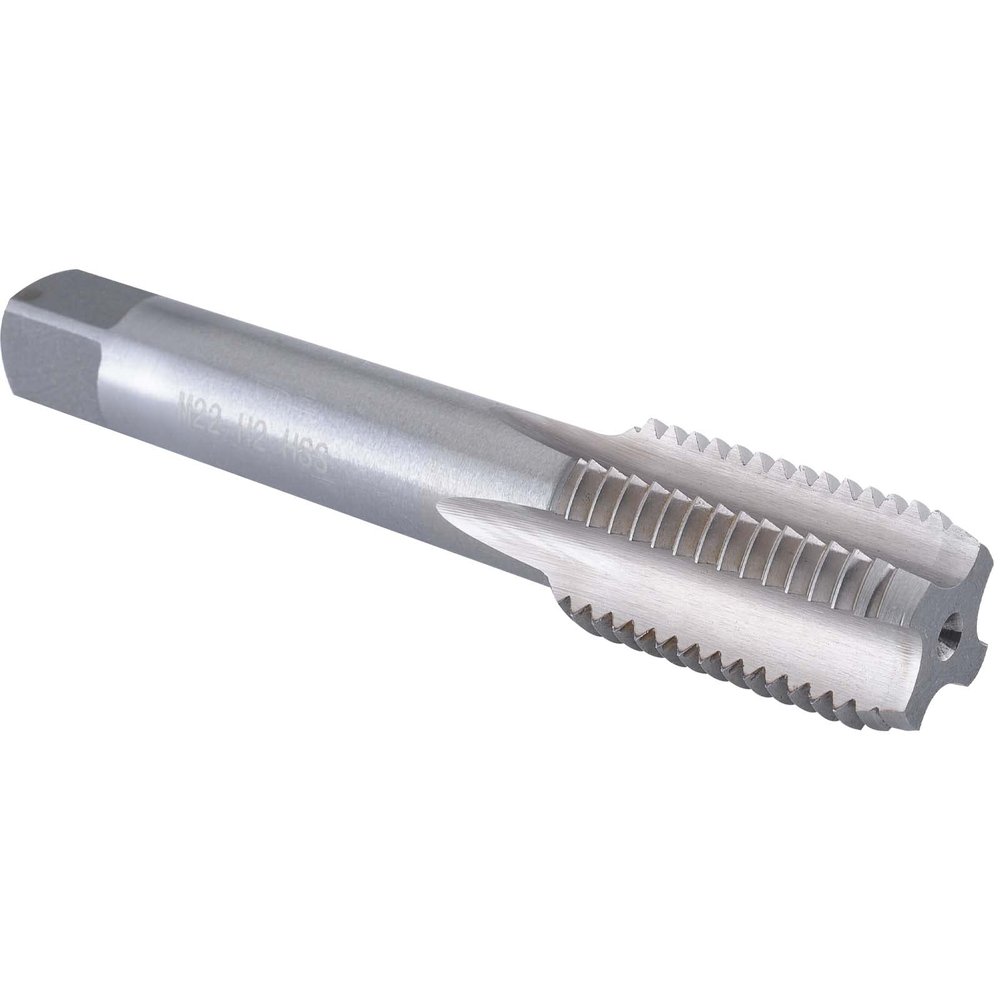 Burkit M22 x 2.5 Right-Hand Machine Tap, HSS, Straight-Fluted