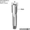 Burkit M22 x 2.5 Right-Hand Machine Tap, HSS, Straight-Fluted view 2