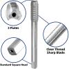 Burkit M10 x 1 Right-Hand Machine Tap, HSS, Straight-Fluted view 4