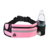 KESHUI Sport Waist Bag for Men and Women, Running Belt Bag, Waterproof Fanny Pack with Portable Phone Holder, Light Pink view 1