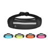 KESHUI Sport Waist Bag for Men and Women, Running Belt Bag, Waterproof Fanny Pack with Portable Phone Holder, Light Pink view 2