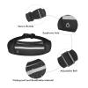 KESHUI Sport Waist Bag for Men and Women, Running Belt Bag, Waterproof Fanny Pack with Portable Phone Holder, Light Pink view 3