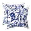 Blue and White Porcelain Pillow Covers, Set of 2, 18 x 18 in view 1