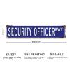 Security Guard Outdoor Metal Wall Sign view 2