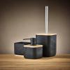 Kleine Wolke Crossover Toilet Brush Holder, Black view 2