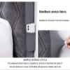 TFBH Quilted Velvet Headboard Cover, Gray, 150 cm view 3