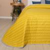 Sancarlos Reversible Bedspread for 180 cm Wide Beds, Mint Green and Mustard Yellow view 4