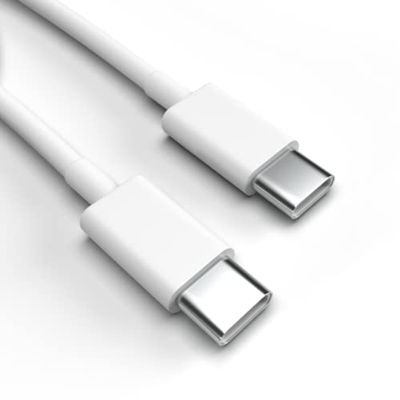 Justcom USB-C Charging Cable for Oppo Realme Pad 10.4, White, 2 x 2 m