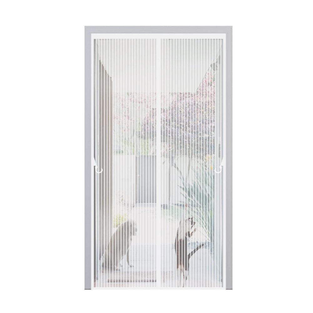 Magnetic Insect Screen Door Curtain 125 x 220 cm, White