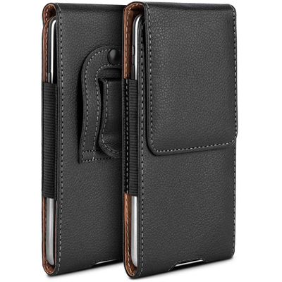 moex Plug Case for Samsung Galaxy S9 Plus with Belt Clip, Black