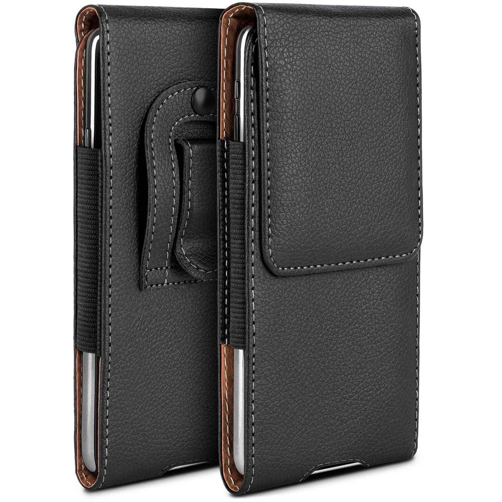 moex Plug Case for Samsung Galaxy S9 Plus with Belt Clip, Black
