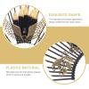 Chic Black Plastic Halo Headpiece for Parties view 3