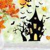 Halloween Haunted House Window Clings with Spider Web, Bats and Ghosts, A4 Sheet view 4