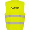 V Safety Unisex Adjustable High-Visibility Vest, Yellow, M/L view 2