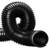 Flexible Corrugated PVC Pond Hose, 38 mm x 3 m, with 2 Pipe Clamps, Black view 2