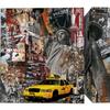 Grafoplás 88172646 Ring Binder, 4 Rings, A4, Mixed Rings, 40 mm, Soft-Laminated, Anti-Fingerprint, Grunge Cities New York view 1