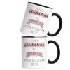Hey!Print “I’m a Trainer Because Superhero Isn’t a Recognized Job” Black Mug, Thank-You Gift view 2