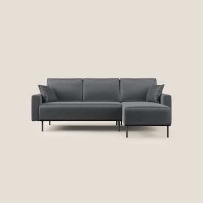 Divani.Store Arthur Sofa, Velvet, Anthracite, Right