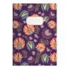 Kartenkaufrausch 16-Pack Elegant Floral DIN A4 Notebooks, Purple Art Nouveau Flowers, Blank Ruling 20 view 1