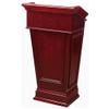 Solid Wood Lectern Podium for School, Conference, Reception, and Office — Red, One Size view 3