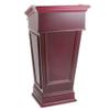 Solid Wood Lectern Podium for School, Conference, Reception, and Office — Red, One Size view 4